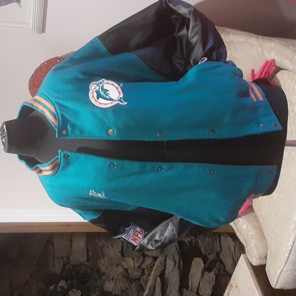 MIAMI DOLPHINS NFL Varsity Jacket - Picture 3 of 8